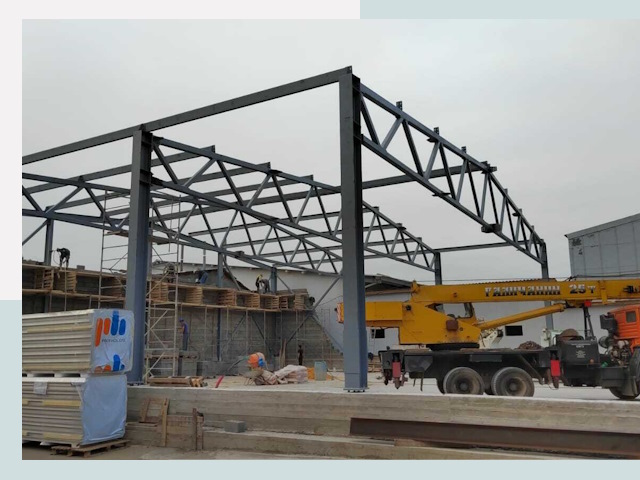 Строительство цехов в Киржаче