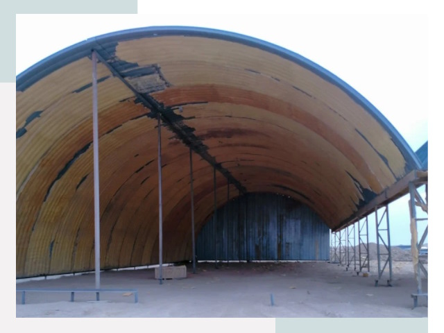 Реконструкция ангаров в Киржаче