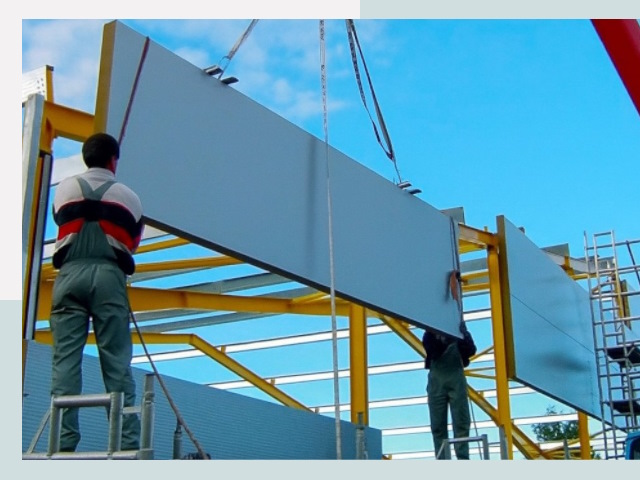 Монтаж сэндвич-панелей в Киржаче от 619 руб.