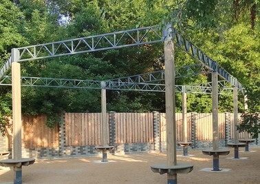 Терраса из металлоконструкций под ключ, проектирование, изготовление и монтаж от СтальСтрой-Крж